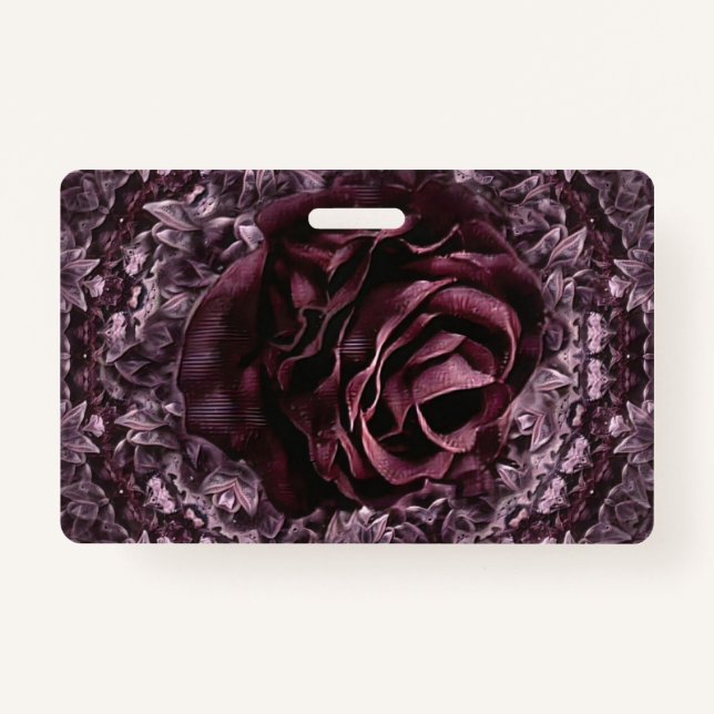 Badge Rose Mandala (Devant)