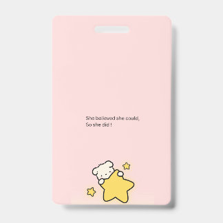 Badge Rose Mignon