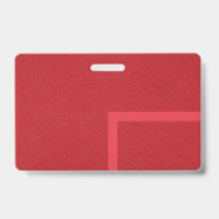 Badge rouge en bande du coin droit - personnalisab