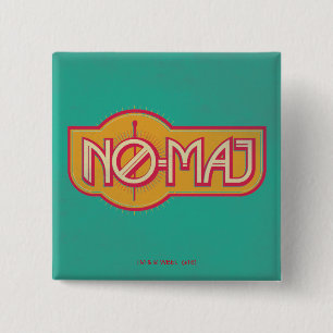 Badge rouge et jaune NO-MAJ™