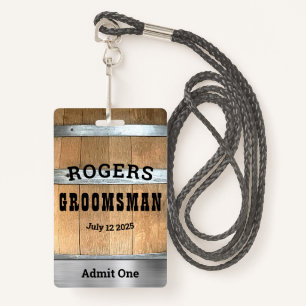 Badge Russe Personnalisé Bachelor Party