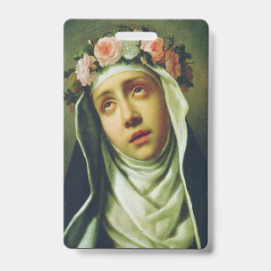 Badge Sainte Rose de Lima L'Ange du Pérou Beaux-Arts