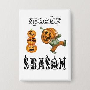 Badge saison effrayante  Joyeux Halloween 