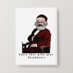 Badge SantaKarl MarXmas