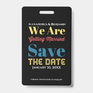 Badge Sauvegardez La Carte Date Annonce
