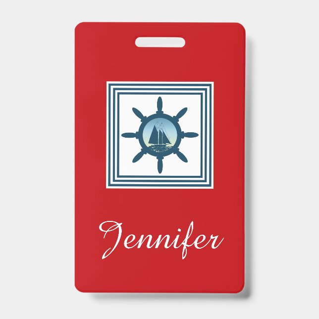 Badge Scène de voile (Avant)
