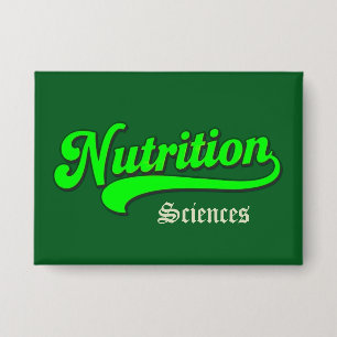 Badge "Sciences de la nutrition" DG Grand Rectangle