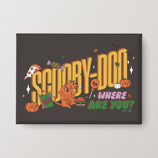 Badge Scooby-Doo Halloween Snack Logo (Recto)