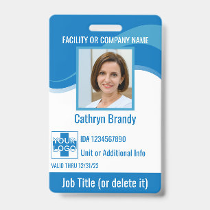 Badge Sécurité des employés de l'hôpital personnalisée B