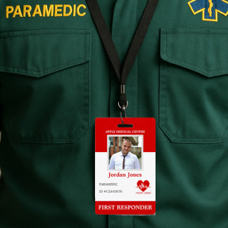 Badge Sécurité d'identification photographique personnal