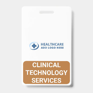 Badge Services de technologie clinique personnalisés CTS