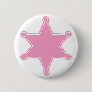 Badge Sheriff Rose - Concevez Votre Propre Bouton