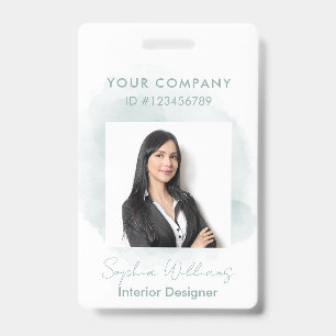 Badge Signature aquarelle professionnelle élégante pour