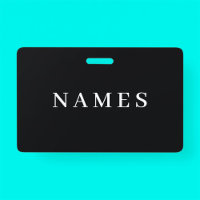 Simple Black Custom Ajouter Votre Nom Élégant