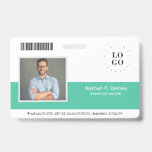 Badge Société de cartes d'identité personnalisées avec p