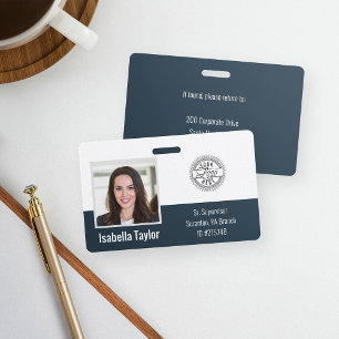 Badge Société de sécurité de carte d'identité d'employé