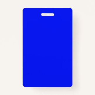 Badge Solid color plain sapphire bright blue