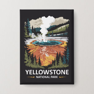 Badge Source chaude du parc national de Yellowstone