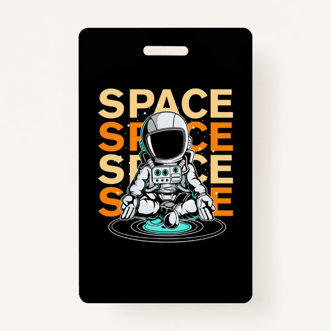 Badge Space Space Astronaut (Devant)