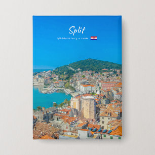 Badge Split, Croatie - Ville côtière