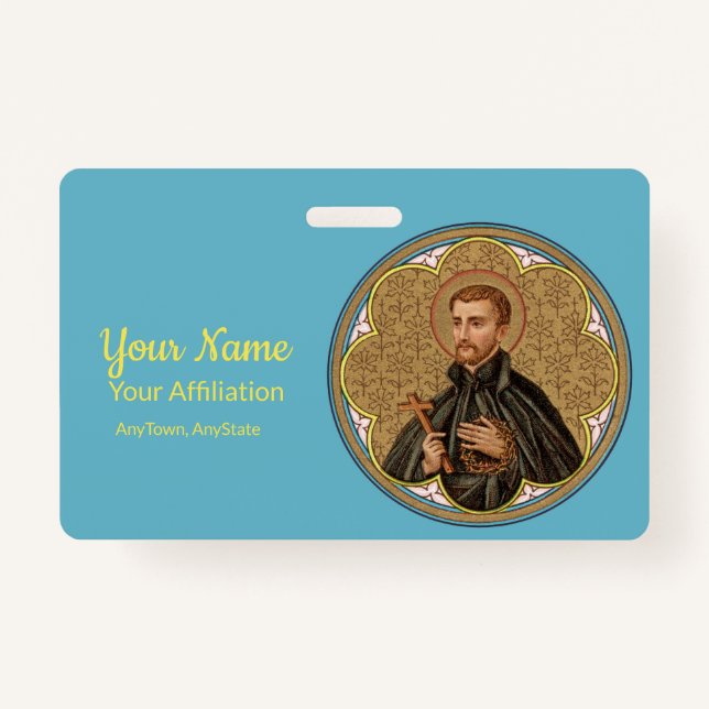 Badge St. Peter Claver (BK 058; Style 1) (Devant)