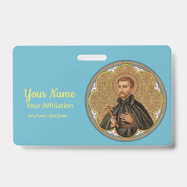 Badge St. Pierre Claver (BK 058 ; Style 1) (Avant)