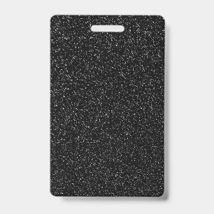 Badge style Pierre Noire Moderne -Espace-