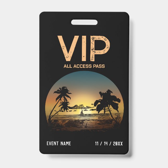 Badge Sunset VIP (Avant)