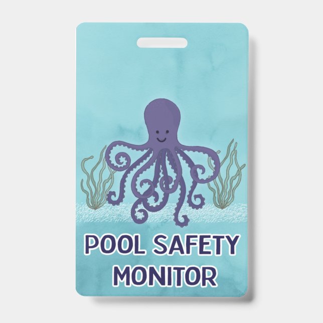 Badge Surveillant de sécurité de la piscine (Avant)