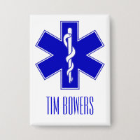 Symbole personnalisé de l'étoile de vie de l'EMT