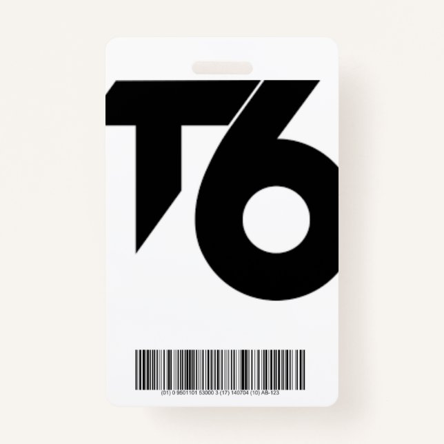 Badge (T6) Carte d'identité Dante Niehoff Vlogs (Dos)