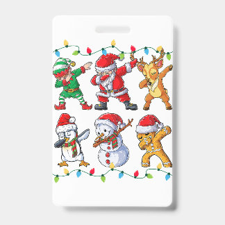 Badge T-shirt de bonhomme en pain d'épice Dabbing pour g