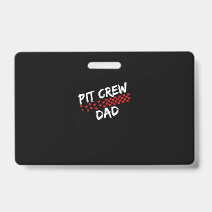 Badge T-Shirt Papa Équipe de Pit Garage Anniversaire Voi