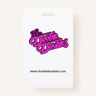 Badge Tag de nom d'Halloween Doobie éffrayante Doubles