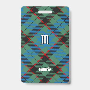 Badge Tartan Clan Guthrie