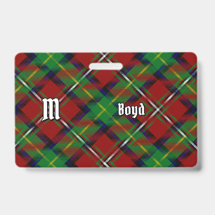 Badge Tartan du clan Boyd