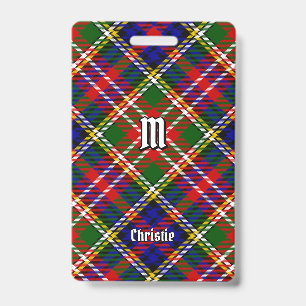 Badge Tartan du clan Christie