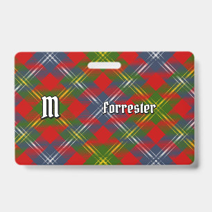 Badge Tartan du clan Forrester