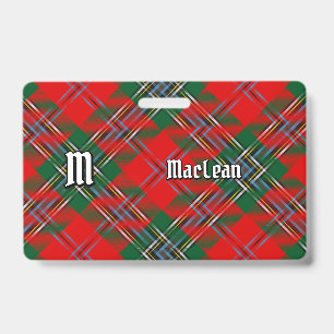 Badge Tartan du clan MacLean