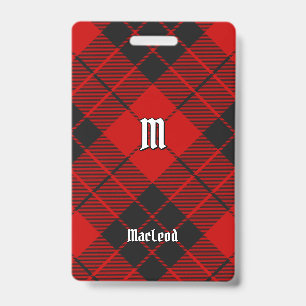 Badge Tartan du clan Macleod de Raasay