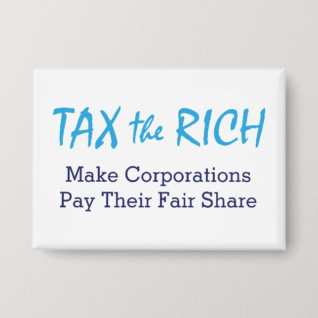 Badge Taxes sur les riches (Recto)