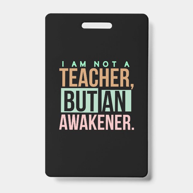 Badge Teacher Art Teacher An Awakener (Avant)