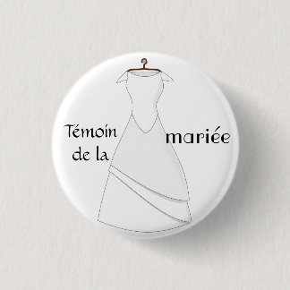 Badge témoin de la mariée