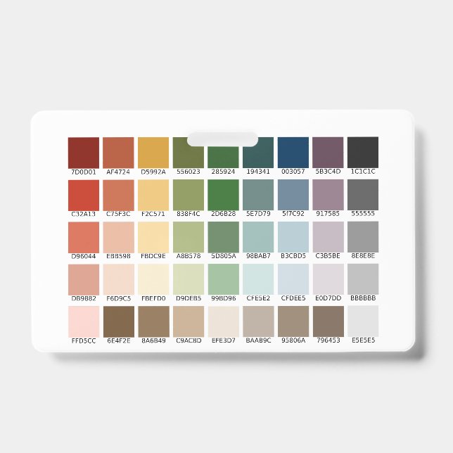 Badge Test de couleur (Avant)