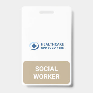 Badge Texte de couleur personnalisée Compagnon travaille