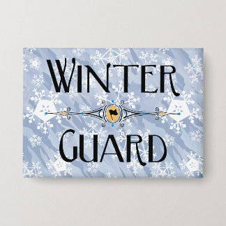 Badge Texte de la garde d'hiver