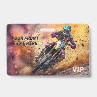 Texte personnalisé Motocross