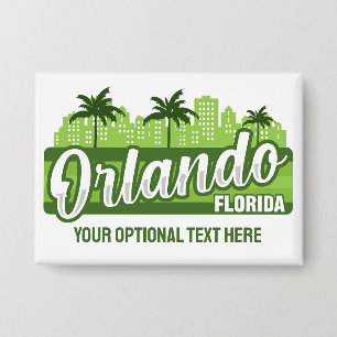 Badge Texte personnalisé Orlando Floride