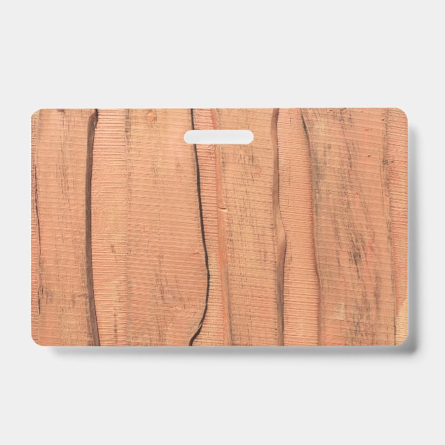 Badge Texture en bois (Avant)