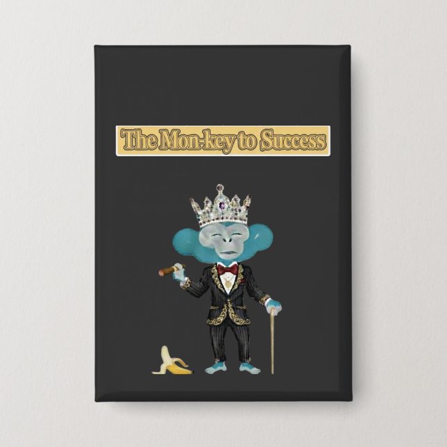 Badge The Mon-Key to success (Recto)